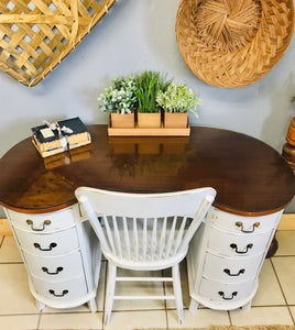 Gorgeous Antique Farmhouse Desk & Chair