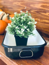 Load image into Gallery viewer, Vintage Metal Porcelain Tray