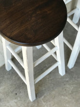 Load image into Gallery viewer, Rustic Farmhouse Barstool Set
