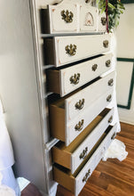 Load image into Gallery viewer, Queen Anne Style Tall Chest of Drawers