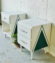Load image into Gallery viewer, Unique MCM Mismatched Nightstand Set