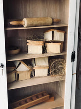 Load image into Gallery viewer, White Glass Front Storage Cabinet