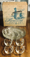 Load image into Gallery viewer, Vintage “Federal Glass” Snack Set