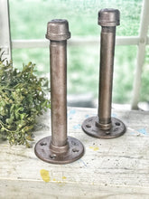 Load image into Gallery viewer, Industrial pipes (for farmhouse shelves) 2ct