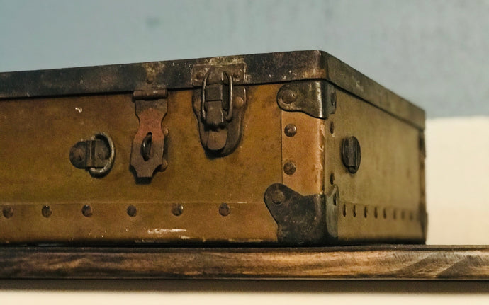 Old Army Style Storage Box