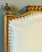 Load image into Gallery viewer, Gorgeous Antique Neutral Linen Settee