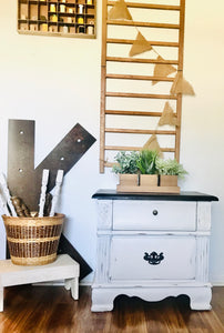 Chunky Farmhouse Single Nightstand