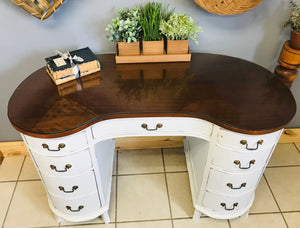 Gorgeous Antique Farmhouse Desk & Chair