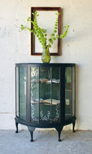 Load image into Gallery viewer, Moody Art Deco Curio Cabinet