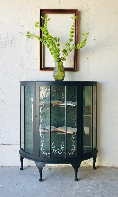 Moody Art Deco Curio Cabinet