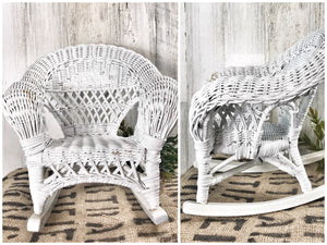 Mini wicker chair