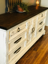 Load image into Gallery viewer, Gorgeous Vintage Long Dresser or Buffet
