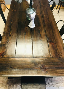 Perfect Farmhouse Table, Chairs, & Bench