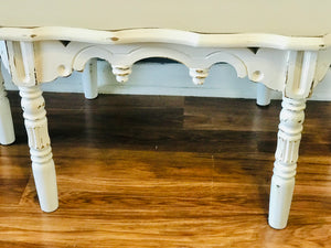 Petite Shabby Chic Accent or Coffee Table