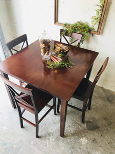 Modern Farmhouse High Top Table & Chairs