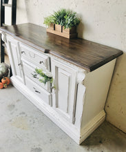 Load image into Gallery viewer, Pretty Farmhouse Buffet or Coffee Bar