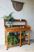 Load image into Gallery viewer, Pretty Solid Lightweight Wood Potting Bench
