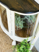 Load image into Gallery viewer, Pretty Farmhouse Lighted Curio Cabinet