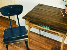 Load image into Gallery viewer, Four Adorable Vintage School Desks &amp; Chairs