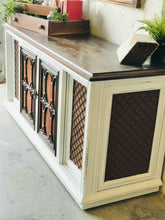 Load image into Gallery viewer, Retro Converted Vintage Stereo TV Stand