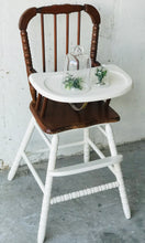 Load image into Gallery viewer, Darling Vintage Farmhouse Highchair