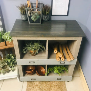 Farmhouse Rolling Nesting Box Cubby