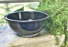 Load image into Gallery viewer, Black glass Pyrex bowl