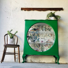 Load image into Gallery viewer, Unique Art Deco Curio Cabinet