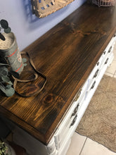 Load image into Gallery viewer, Perfect Vintage Farmhouse Buffet or Long Dresser
