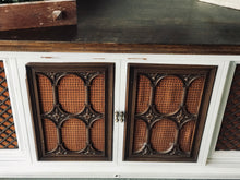 Load image into Gallery viewer, Retro Converted Vintage Stereo TV Stand