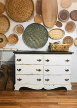 Load image into Gallery viewer, Vintage Farmhouse Buffet or Dresser