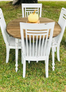 Large Farmhouse Dining Table w/6 Chairs