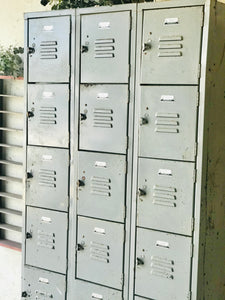 Amazing Vintage Industrial Metal Lockers