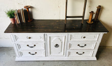 Load image into Gallery viewer, Pretty Vintage Farmhouse Dresser or Buffet
