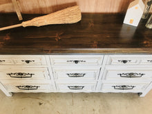 Load image into Gallery viewer, Stunning Large Vintage Long Dresser or Buffet