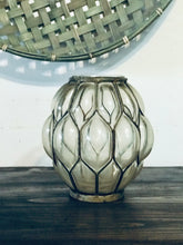 Load image into Gallery viewer, Vintage Nautical Bubble Glass Vase