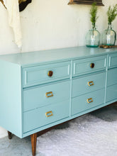 Load image into Gallery viewer, Revamped MCM Long Dresser, Buffet, or TV Stand