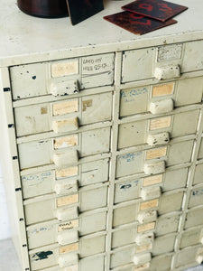 Awesome Vintage Industrial Parts Bin Drawers
