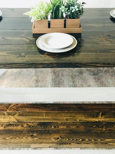 Gorgeous Farmhouse Table & Two Benches