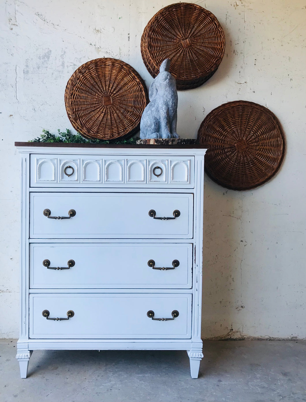 Beautiful Vintage Farmhouse Chest of Drawers