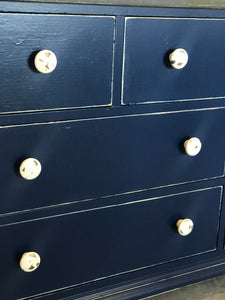 Coastal Navy Long Dresser or Buffet