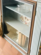 Load image into Gallery viewer, Lovely Vintage Floral Secretary Cabinet