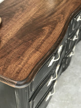 Load image into Gallery viewer, Moody Large Vintage Dresser, Buffet, or TV Stand