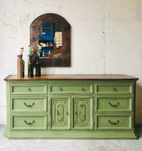 Load image into Gallery viewer, Stunning Large Vintage Buffet, Dresser, or TV Stand