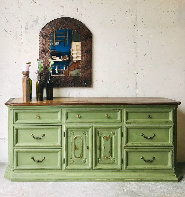 Stunning Large Vintage Buffet, Dresser, or TV Stand