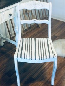 Chunky Farmhouse Desk and Chair Set