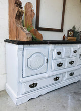 Load image into Gallery viewer, Pretty Rustic Farmhouse Buffet or TV Stand