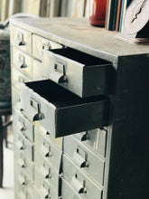 Load image into Gallery viewer, Cool Vintage Industrial Cubby Drawers