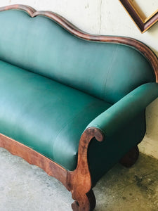 Beautiful Antique Wood Frame Sofa